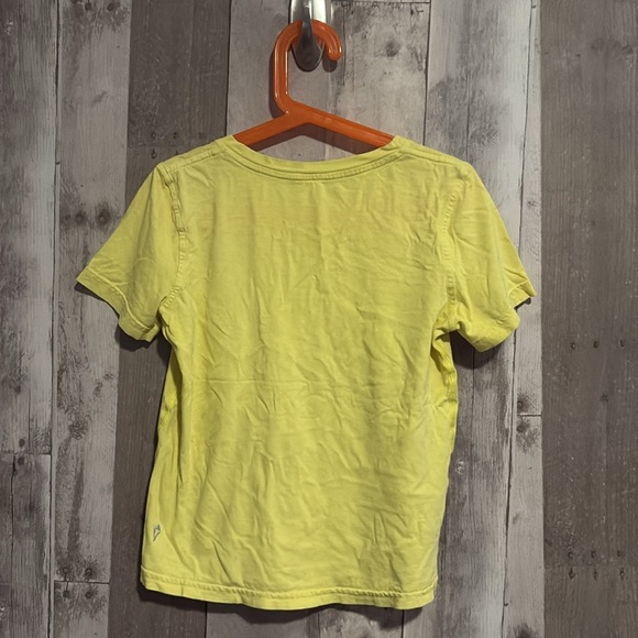 Lululemon Ivivva Yellow Short Sleeve Tee size 8 - Picture 2 of 4